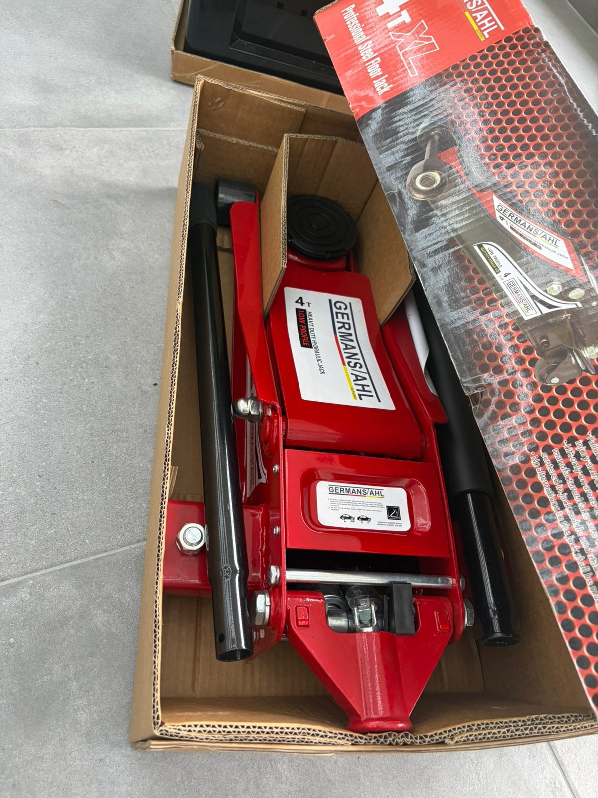 Cric hydraulique 140e, Enlèvement