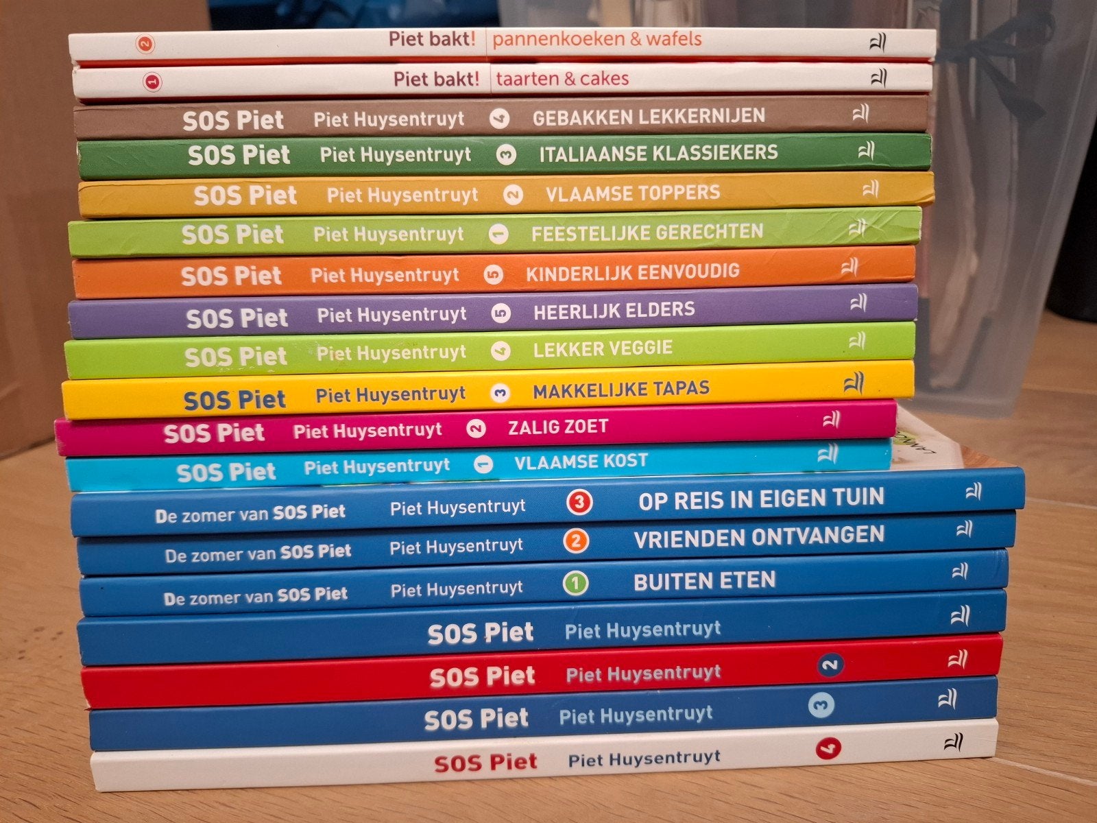 Verschillende kookboeken van Piet Huysentruyt, Boeken, Ophalen