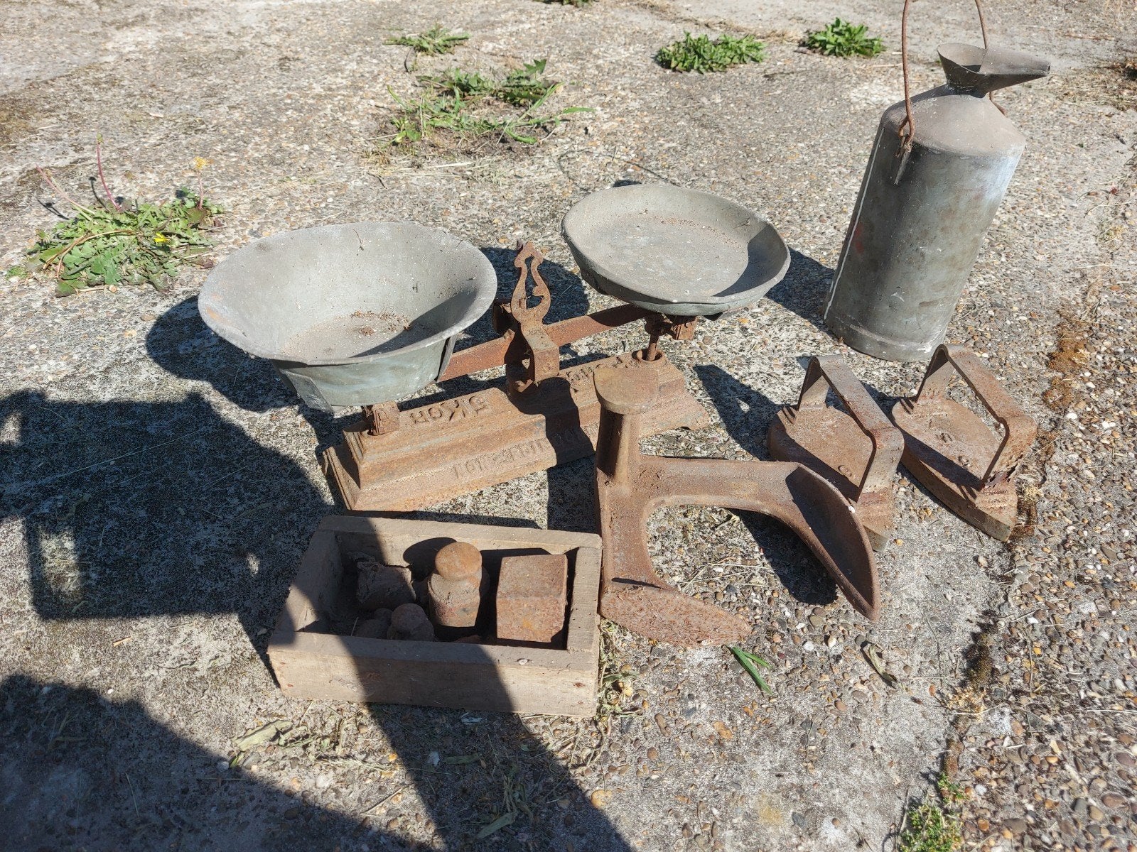 Oud werkmateriaal, Antiek en Kunst, Antiek | Gereedschap en Instrumenten, Ophalen