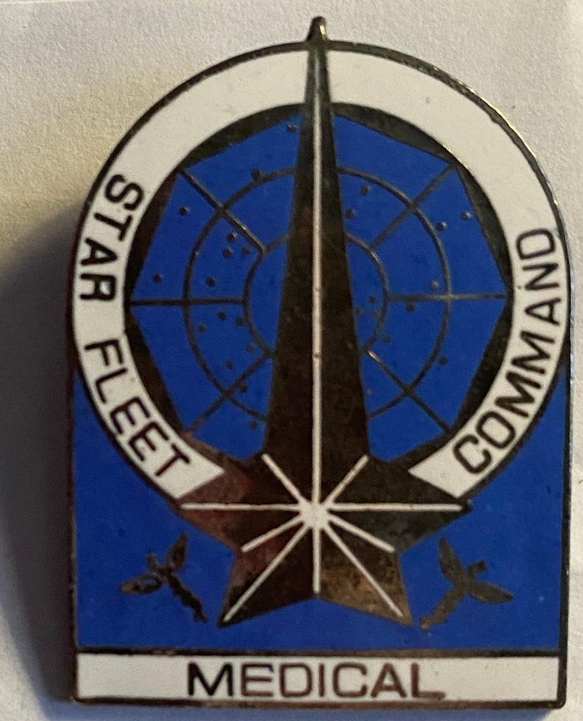 Pin's de Collection Star Trek Starfleet Command Medical, Enlèvement ou Envoi, Utilisé, Autres sujets/thèmes, Insigne ou Pin's