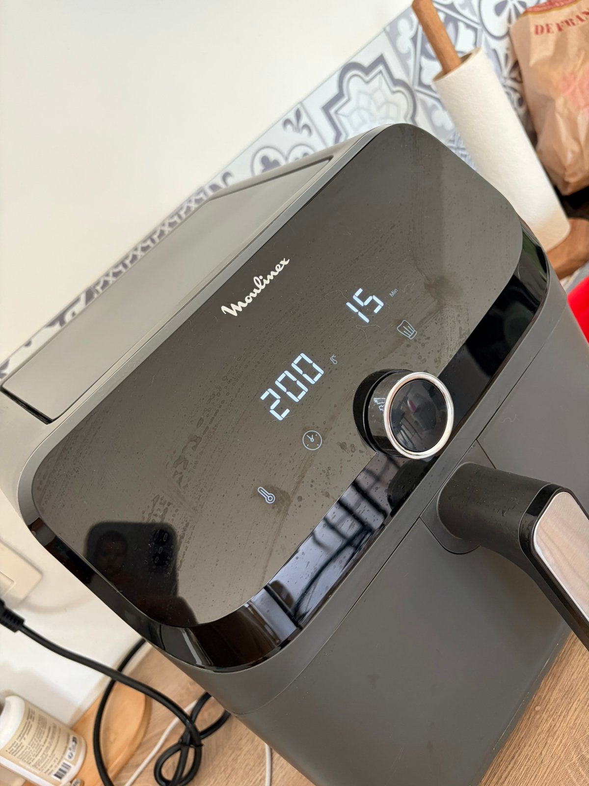 Airfryer Moulinex Easy fry mega, Ophalen of Verzenden, Zo goed als nieuw