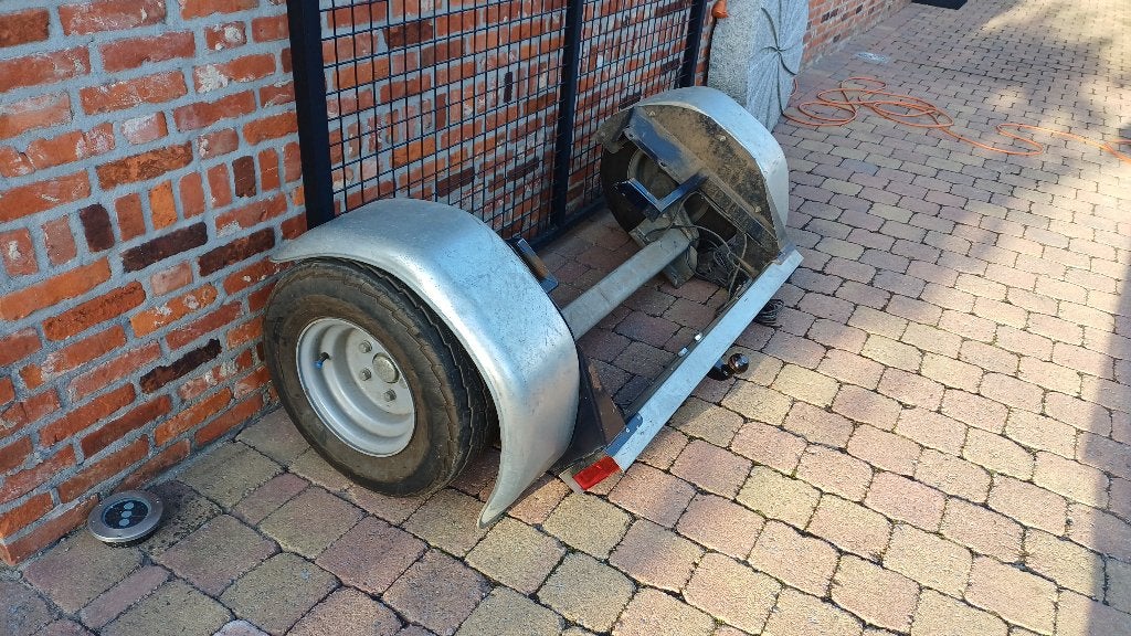 Torsieas, verlichting achter, dissel, wielen, Auto diversen, Ophalen, Gebruikt