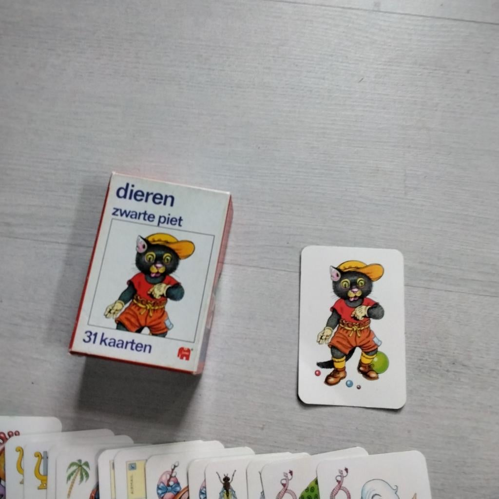 Dieren vintage zwarte Piet spel compleet, Ophalen of Verzenden