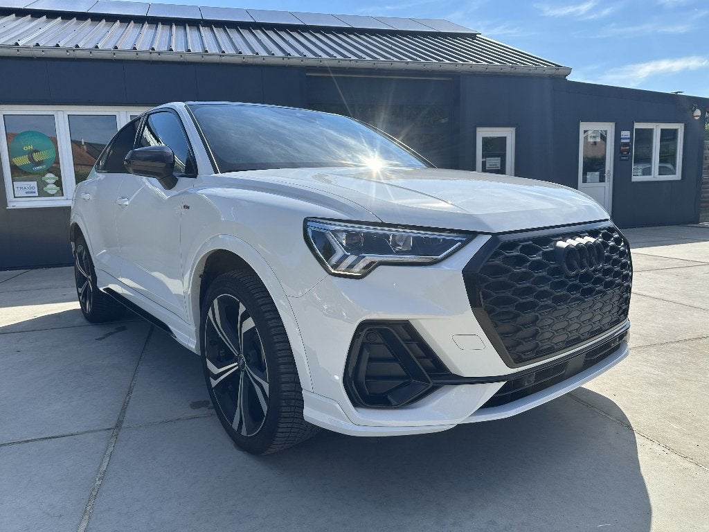 Audi Q3 Sportback S-line 45TFSI PHEV !!VERKOCHT/VENDU/SOLD!!, Autos, Audi, Achat, Entreprise, Carnet d'entretien, Noir
