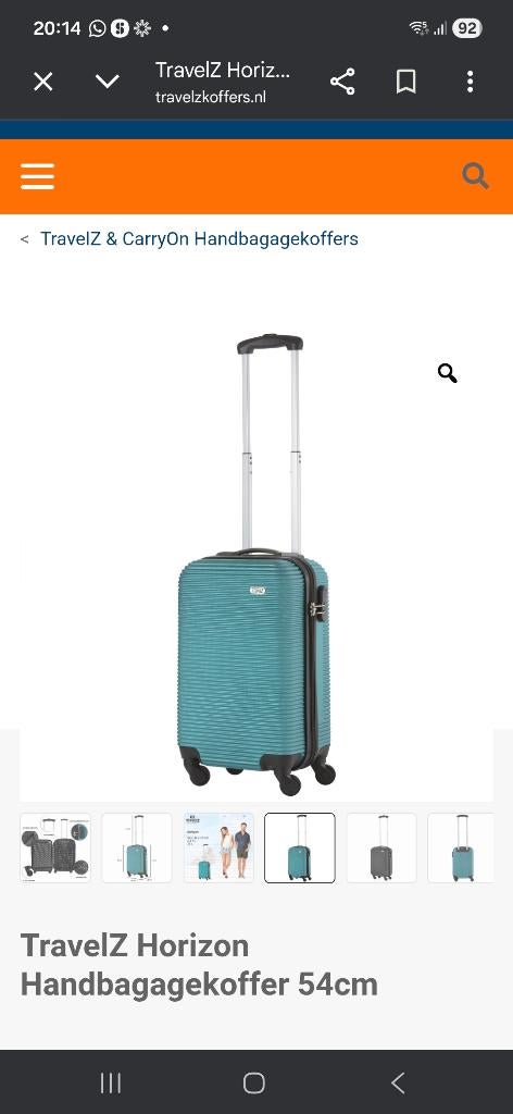 Kleine valies, Handtassen en Accessoires, Koffers, 50 tot 60 cm, Hard kunststof, Zo goed als nieuw, Minder dan 35 cm