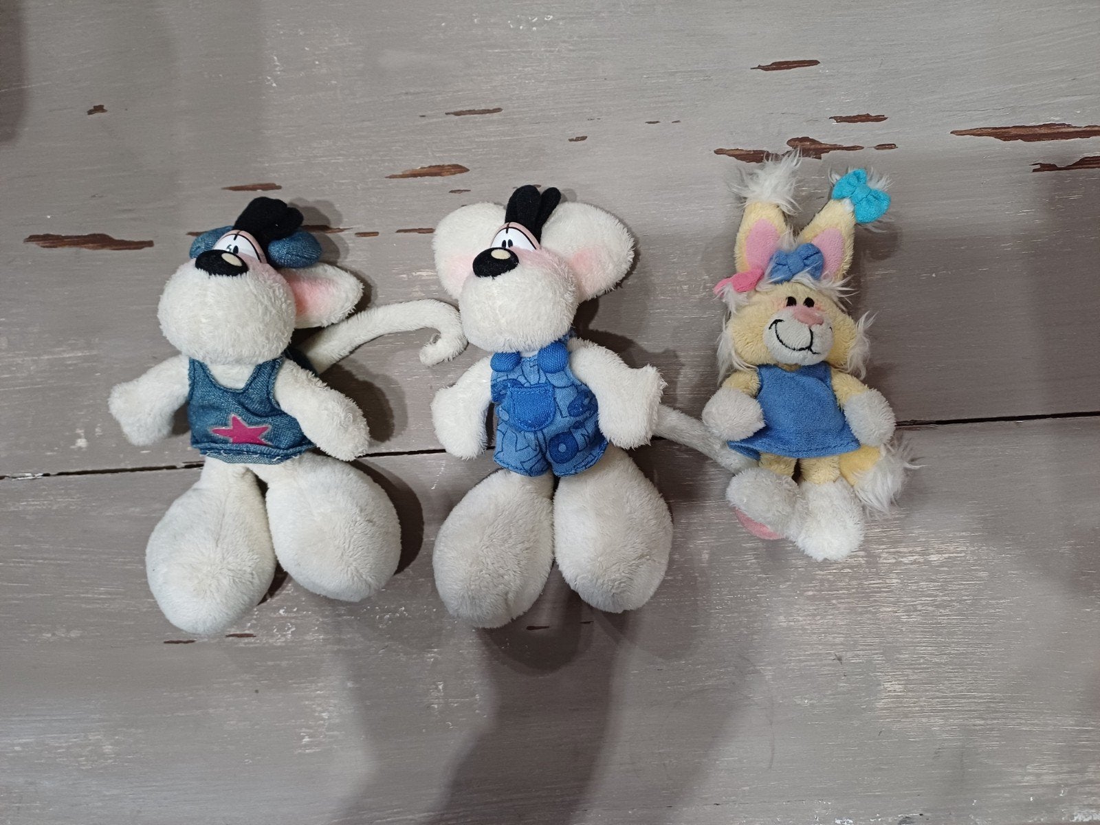3 Diddle popjes, Verzamelen, Ophalen, Verschillende figuren, Knuffel