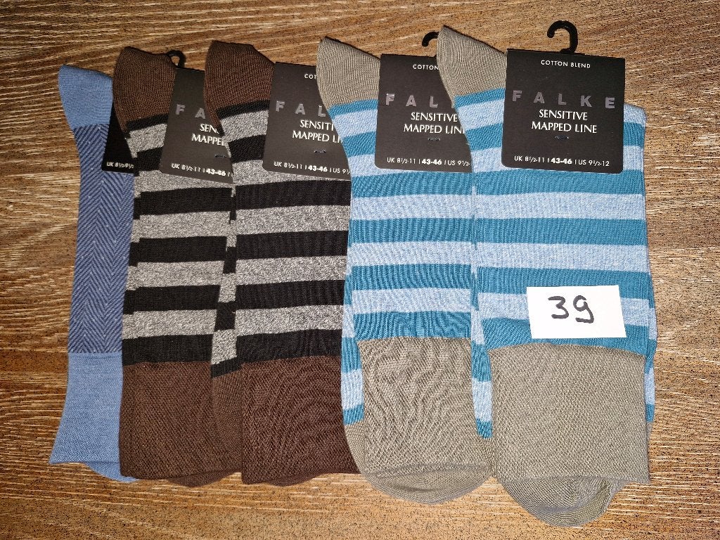 Falke Heren kousen zonder elastiek Schoenmaat 43/46  Pak 39, Vêtements | Hommes, Chaussettes & Bas, Neuf, Enlèvement ou Envoi