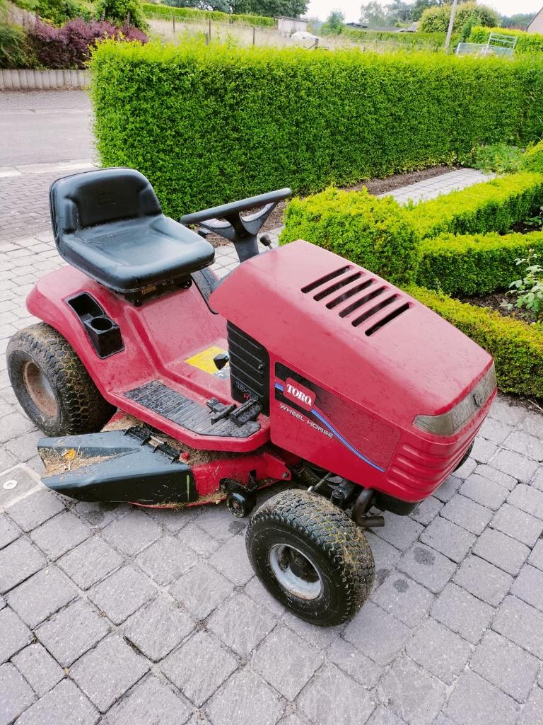 Tracteur tondeuse TORO en parfait état, Ophalen, Cirkelmaaier, Toro, Zo goed als nieuw