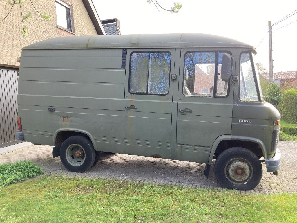 Mercedes 608D Camionette – hoog model, 6m lang, foto 2
