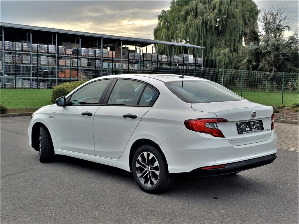 Fiat Tipo 1.0 Turbo 101pk Sedan Facelift  ✅1 Jaar Waarborg, Voorwielaandrijving, Stof, Wit, Start-stop-systeem