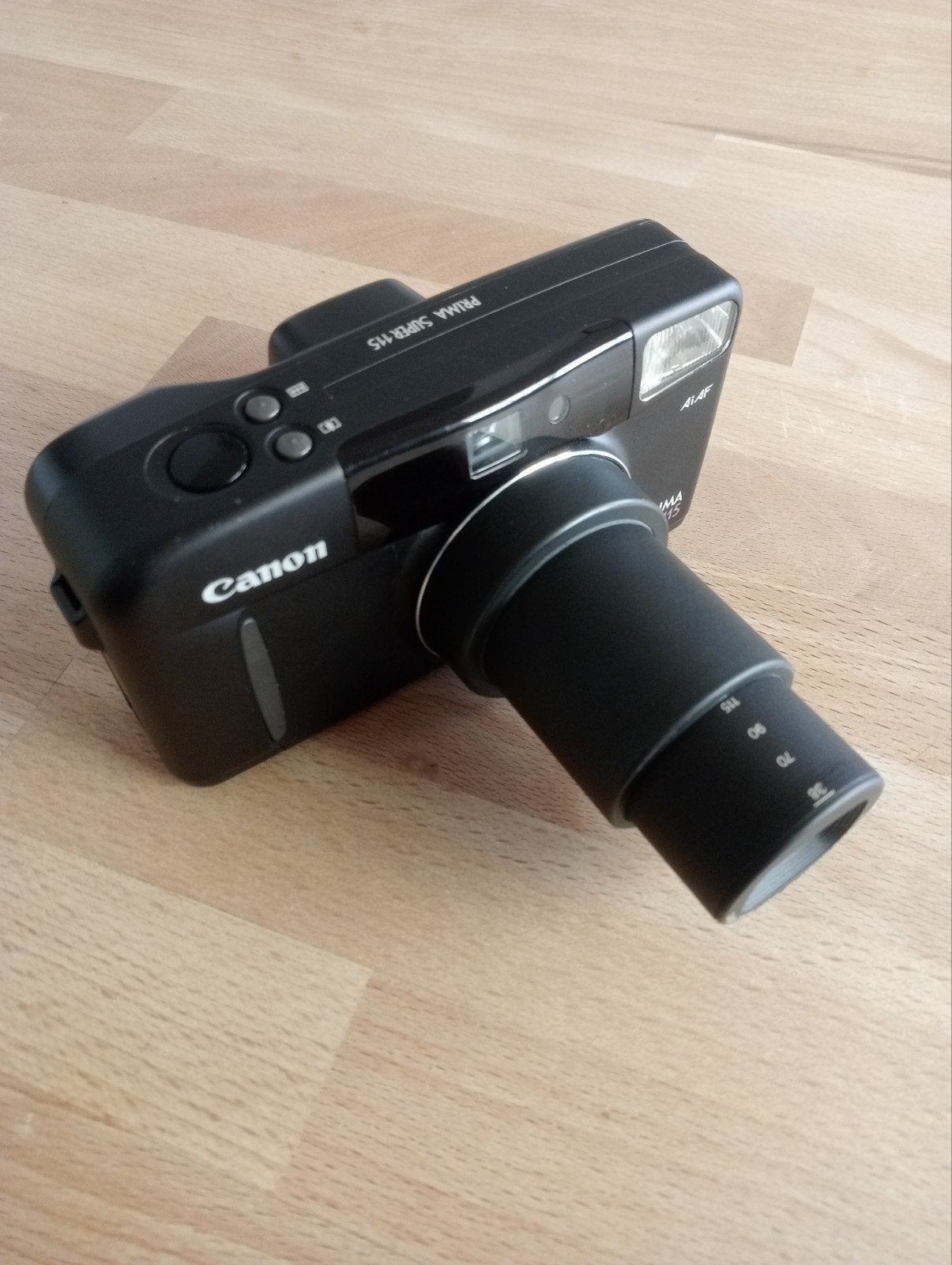 Canon PRIMA SUPER 115  AiAf analoge camera, Audio, Tv en Foto, Fotocamera's Analoog, Ophalen of Verzenden, Nieuw, Compact, Canon