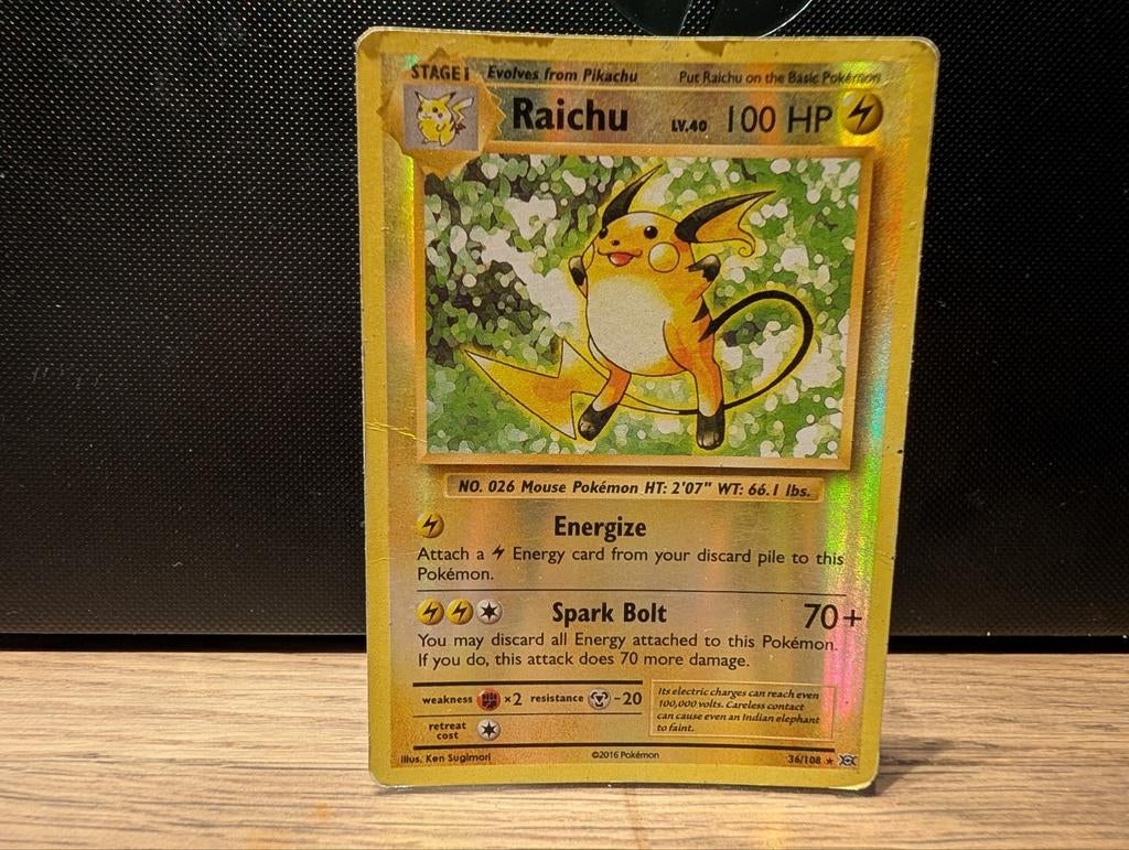 Pokémon Raichu 36/108, Ophalen of Verzenden