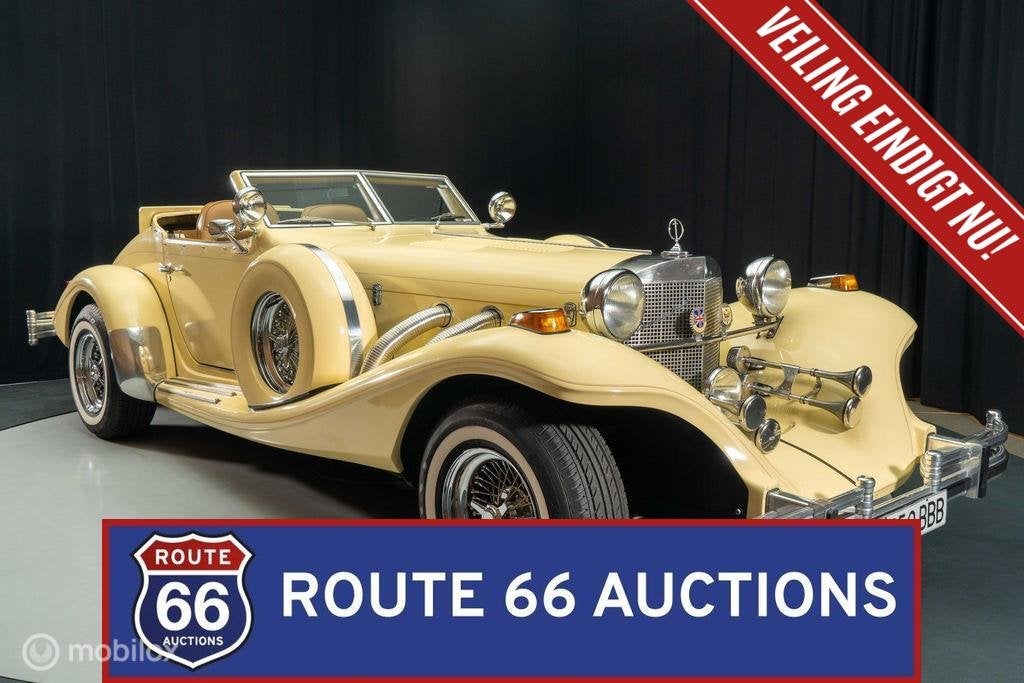 Excalibur Roadster Series IV | 1981 | Route 66 Auctions, Autos, Autres marques, Achat, Entreprise, Boîte manuelle