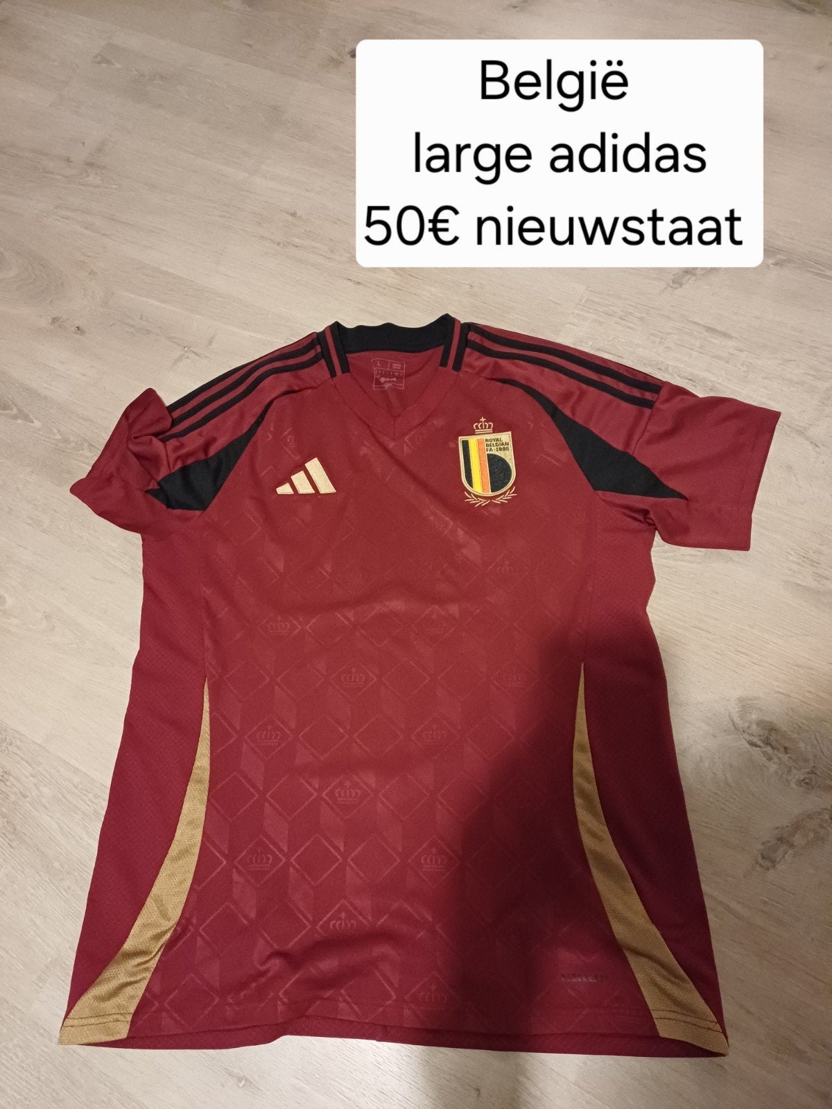 Voetbalshirt rode duivels LARGE, Sport en Fitness, Maat L, Ophalen of Verzenden, Zo goed als nieuw, Shirt