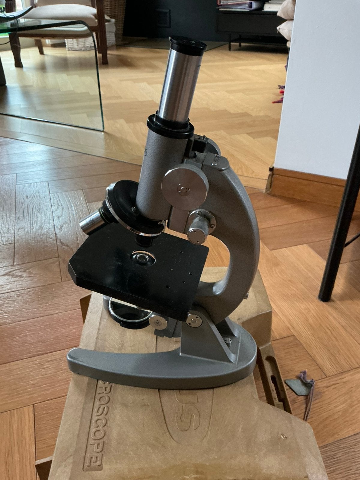 Microscope Olympus, Enlèvement, Utilisé