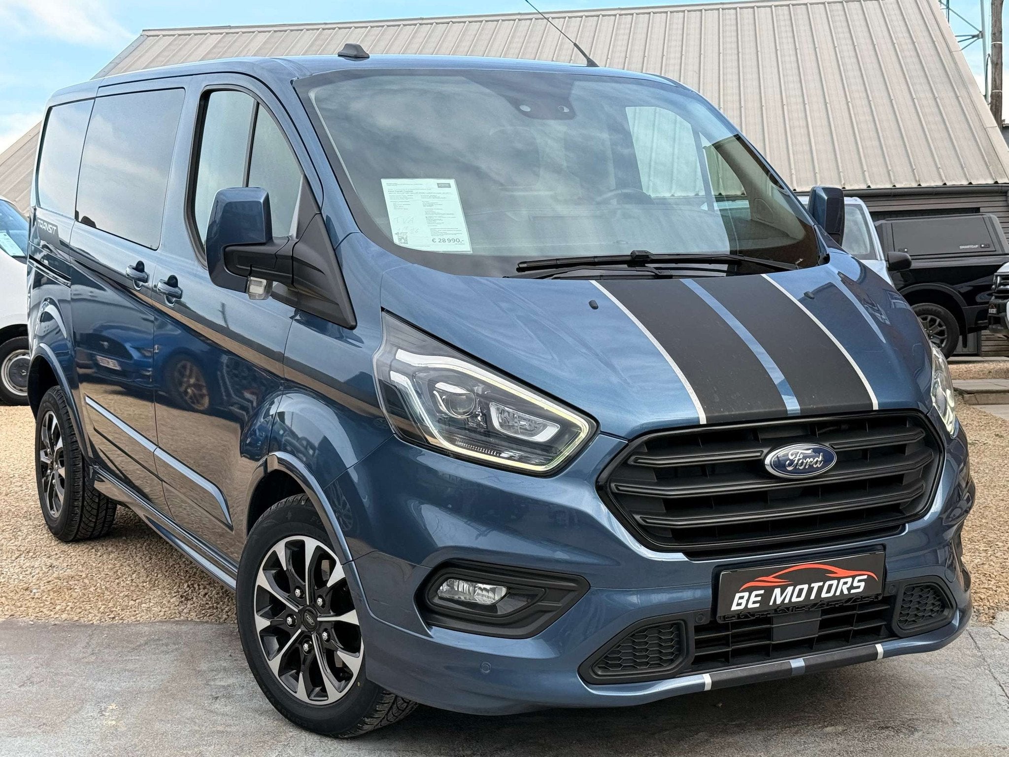 Ford Transit Custom Sport 2.0 TDCi L1H1 TVAC 185CV 5PL DOUBL, Autos, Achat, Euro 6, Aide au démarrage en côte, Noir