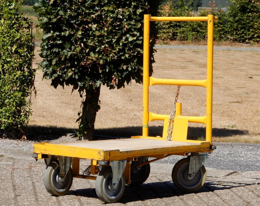 Industriële transportwagen zwaarlastwagen plateauwagen, Ophalen, Gebruikt, Transportkar