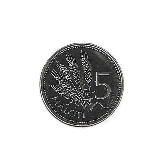 Lesotho, 5 Maloti 2010., Postzegels en Munten, Munten | Afrika, Ophalen of Verzenden, Overige landen, Losse munt
