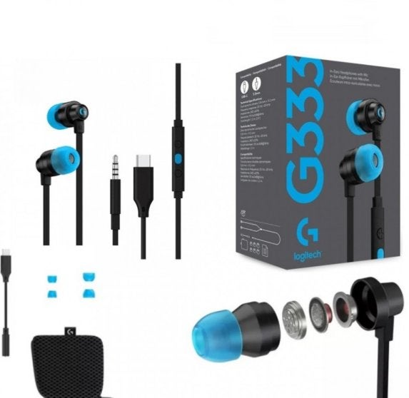 Logitech g333 - article, Enlèvement, Comme neuf, Filaire, In-ear