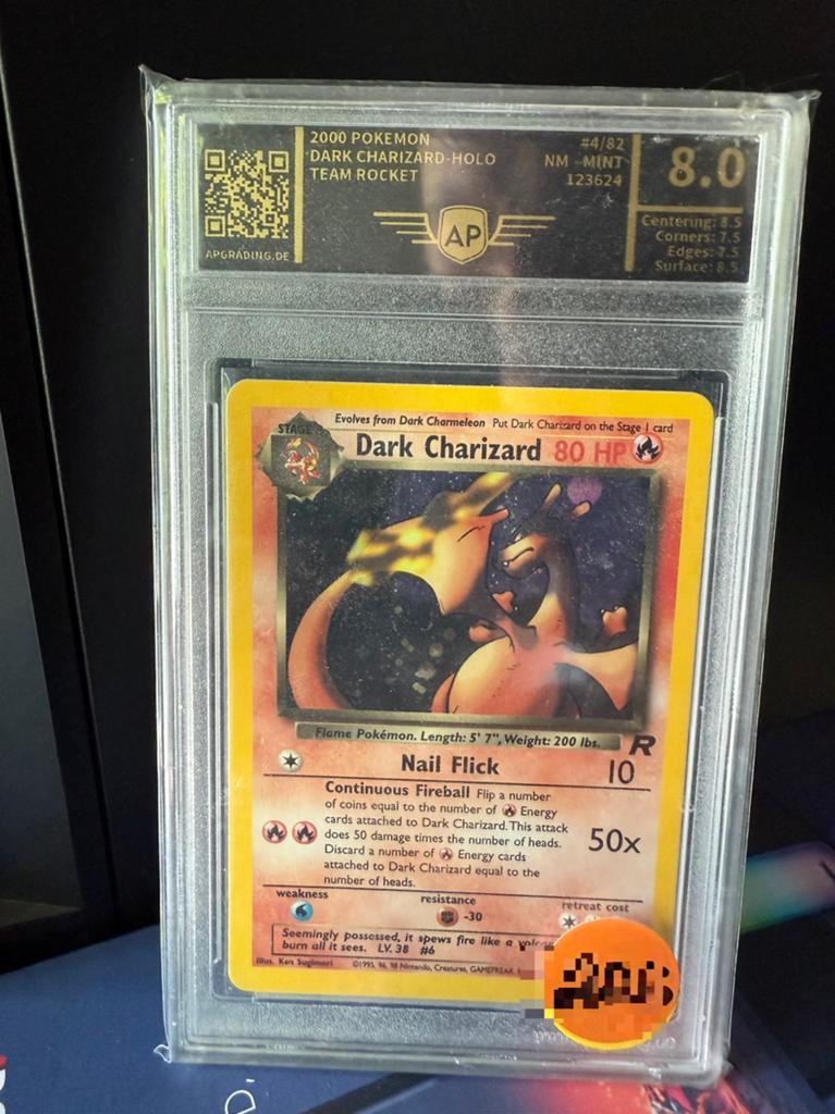 Dark Charizard Holo  AP 8, Hobby en Vrije tijd, Verzamelkaartspellen | Pokémon, Verzenden, Nieuw