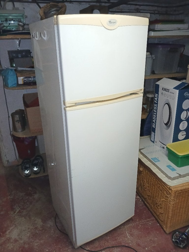 Frigo + congélateur Whirlpool, Electroménager, Enlèvement, Utilisé
