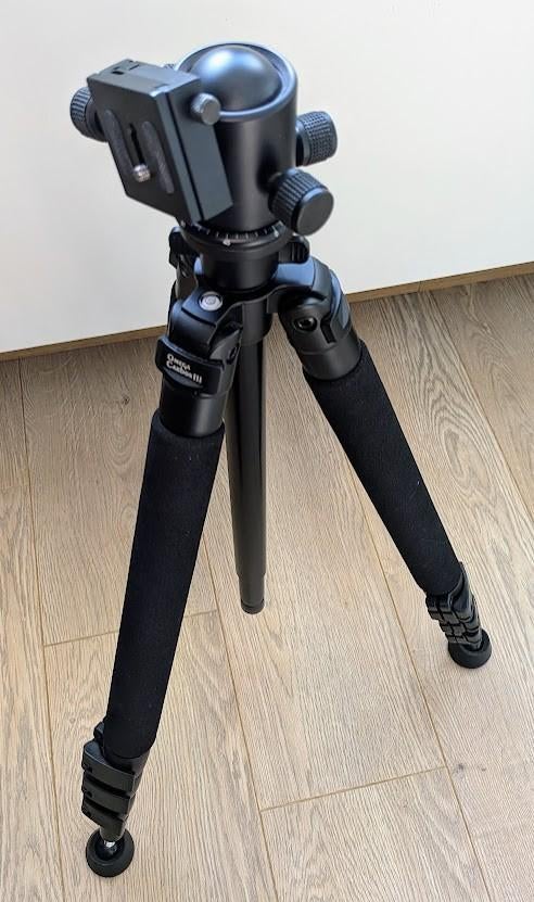 Tripod Hama Omega Carbon III, Ophalen, Driepoot, Zo goed als nieuw, 175 cm of meer