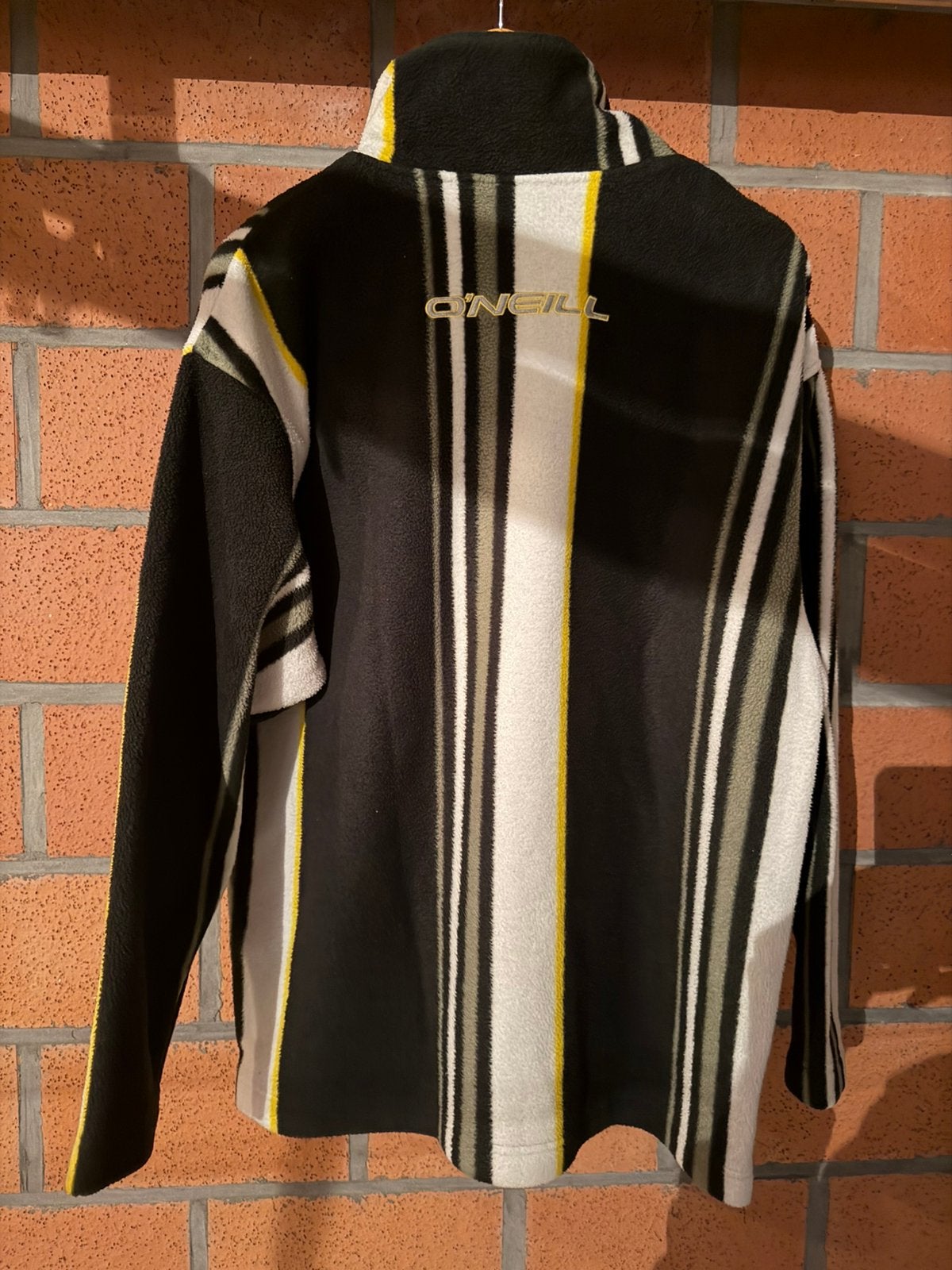 Vintage O'Neill Fleece Vest /Fleecejack – Gestreept – Maat S, Ophalen of Verzenden, Zo goed als nieuw, Maat 48/50 (M), Meerkleurig