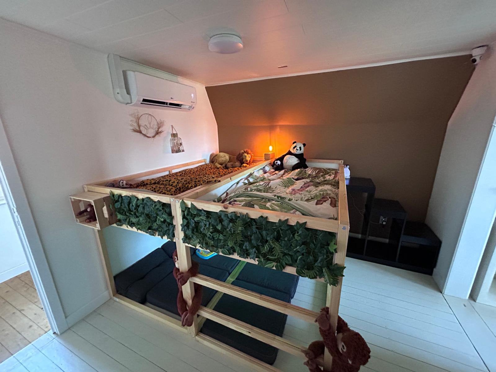 Ikea kura bed - hoogslaper - keerbed - stapelbed, Enlèvement, Comme neuf, Lits superposés