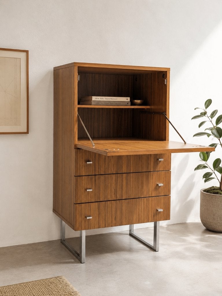 Secrétaire bar vintage Meurop années 60, Enlèvement
