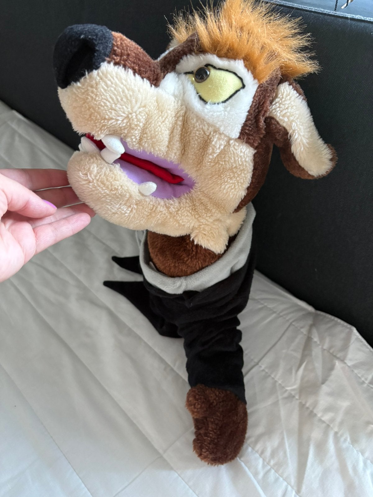 Efteling wolf handpop, Ophalen of Verzenden, Zo goed als nieuw
