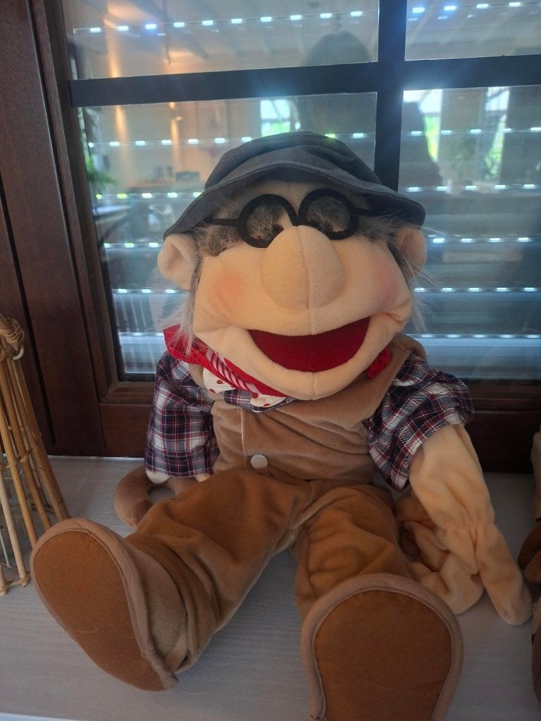 Handpop Living puppet 60cm Opa, Ophalen of Verzenden, Zo goed als nieuw