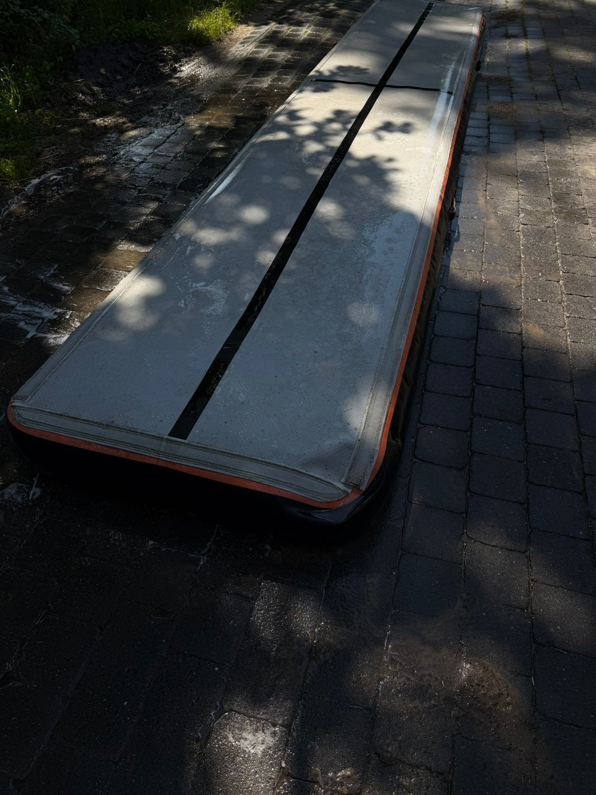 Airtrack 6m, Sport en Fitness, Turnen, Ophalen, Zo goed als nieuw