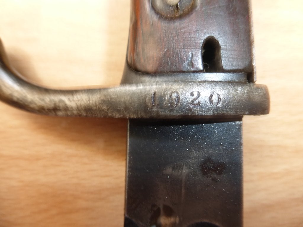 Baionnette allemande Mauser S.98/05 réutilisation 1920, Envoi, Armée de terre, Couteau ou Poignard