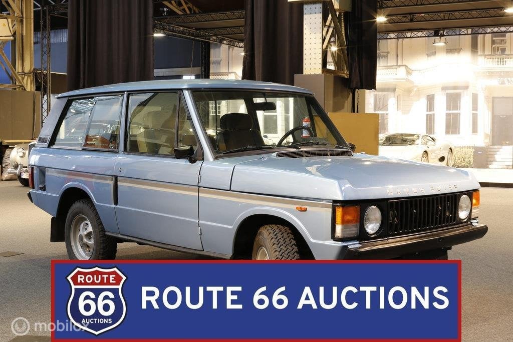Land Rover Range Rover In Vogue | 1981 | Route 66 Auctions, Auto's, Land Rover, Zwart, Bedrijf, Handgeschakeld