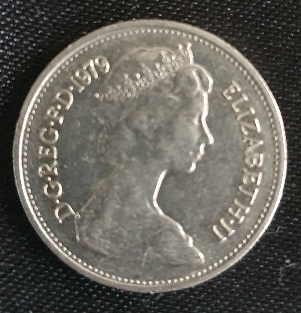 5 new pence van 1979 Verenigd Koninkrijk, Timbres & Monnaies, Monnaies | Europe | Monnaies non-euro, Enlèvement ou Envoi, Monnaie en vrac
