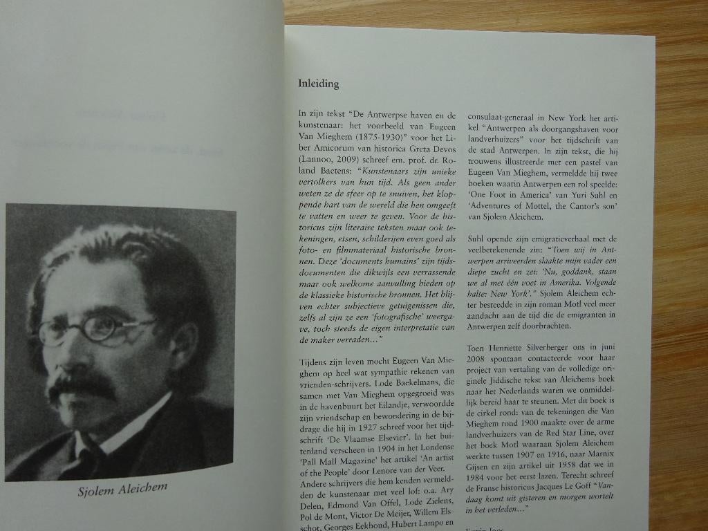 Sjolem Aleichem, ill. Eugeen Van Mieghem, 2010, Boeken, Kunst en Cultuur | Beeldend, Ophalen of Verzenden, Zo goed als nieuw, Schilder- en Tekenkunst