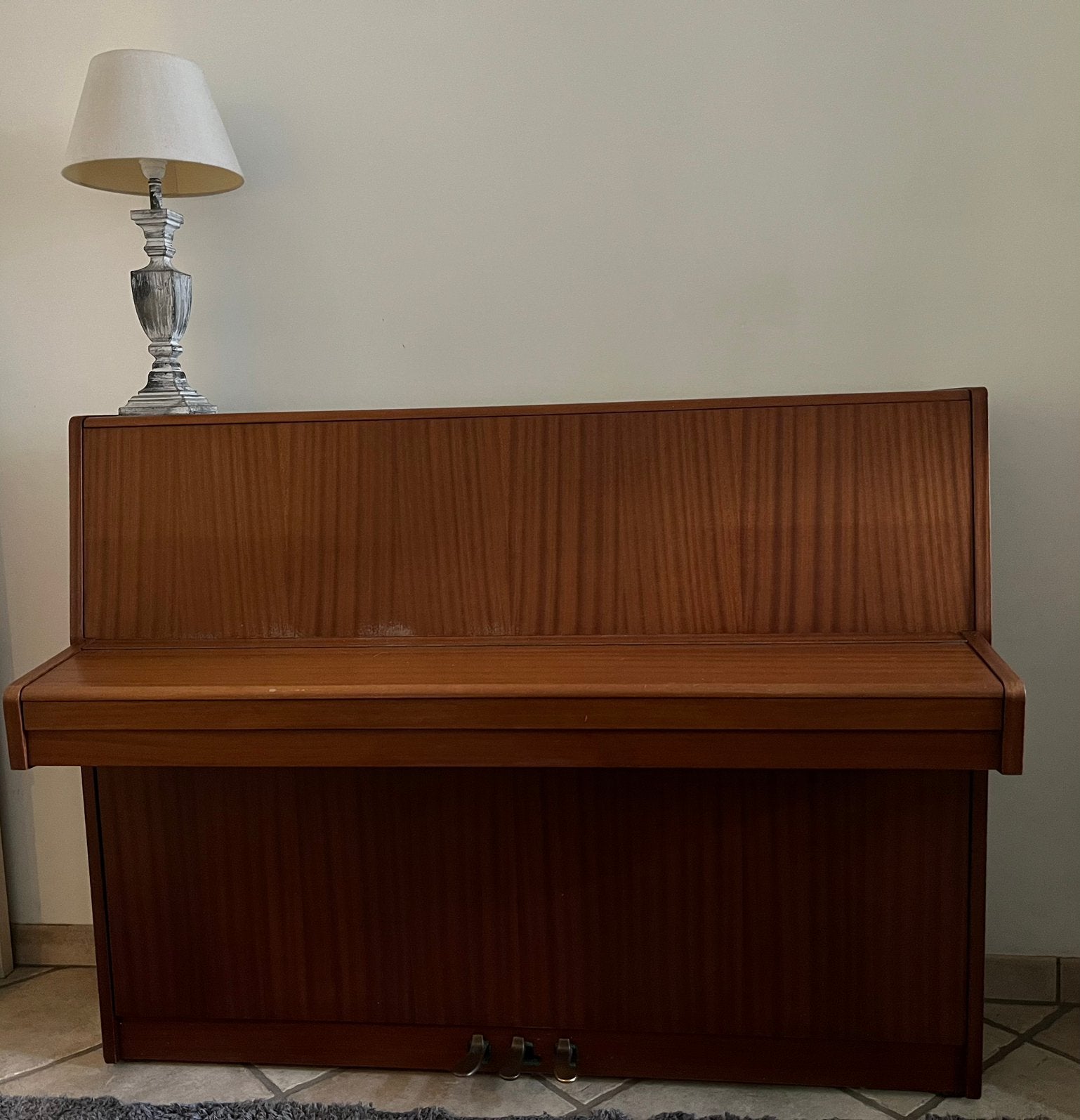 Wandpiano, Muziek en Instrumenten, Ophalen, Gebruikt, Bruin, Piano