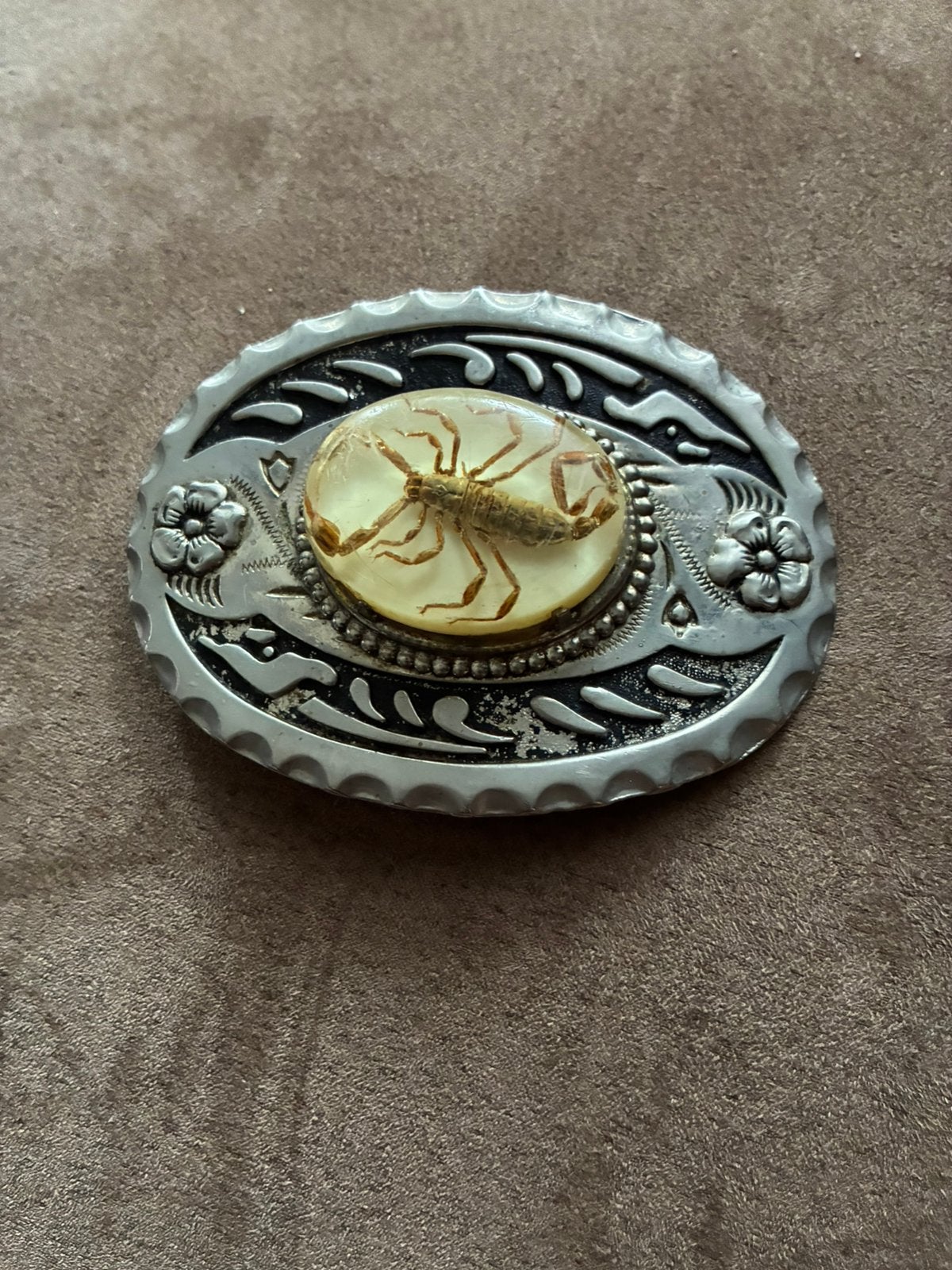 Gesp met scorpioen, Kleding | Heren, Riemen en Ceintuurs, Ophalen, Gedragen, Losse buckle of gesp