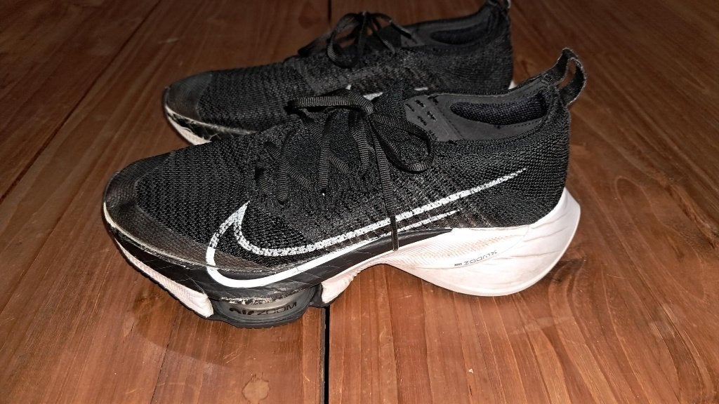 Nike Air Zoom Tempo Next% hardloopschoenen, Gebruikt, Ophalen of Verzenden, Hardlopen, Hardloopschoenen