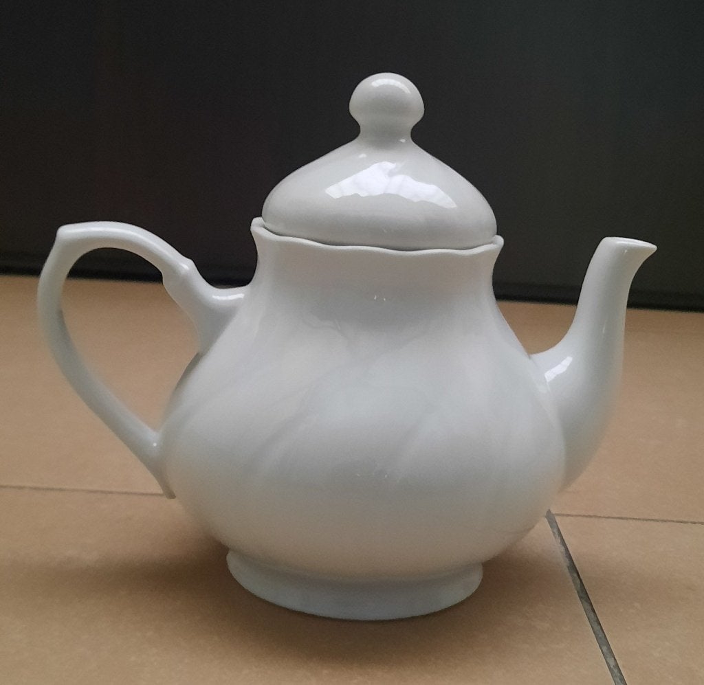 theepot wit, Huis en Inrichting, Ophalen, Vintage, Zo goed als nieuw, Theepot
