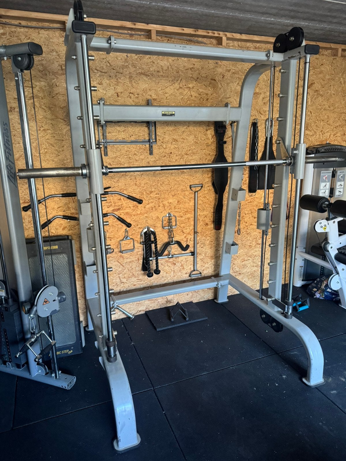Professionele Lexco LS-201 Smith Machine, Sport en Fitness, Ophalen, Zo goed als nieuw
