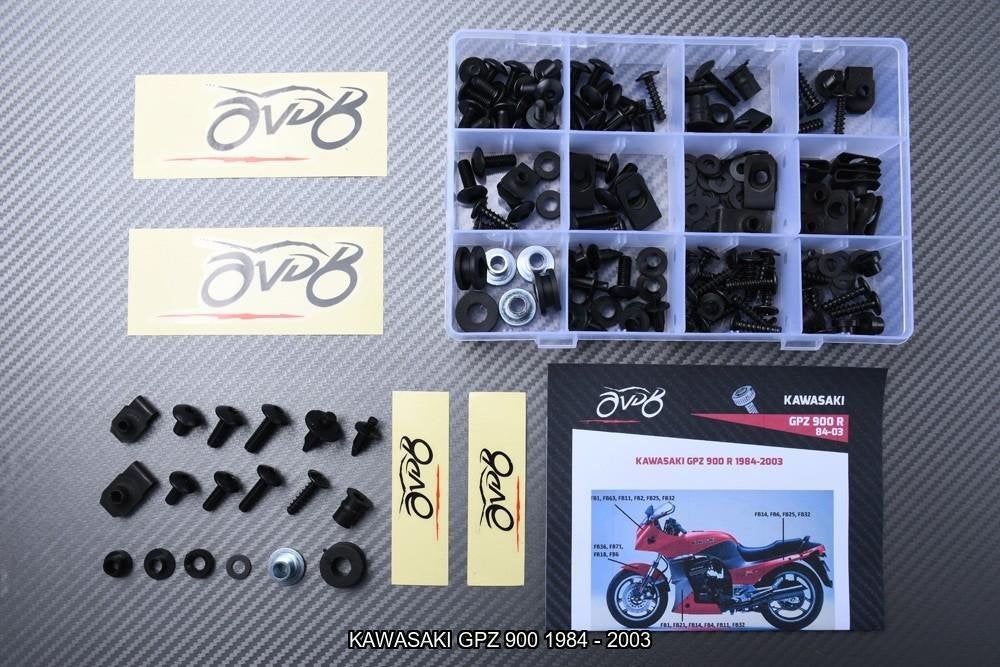 Kit visserie spécifique pour KAWASAKI GPZ 900 1100 1984 2003, Motos, Enlèvement ou Envoi, Neuf