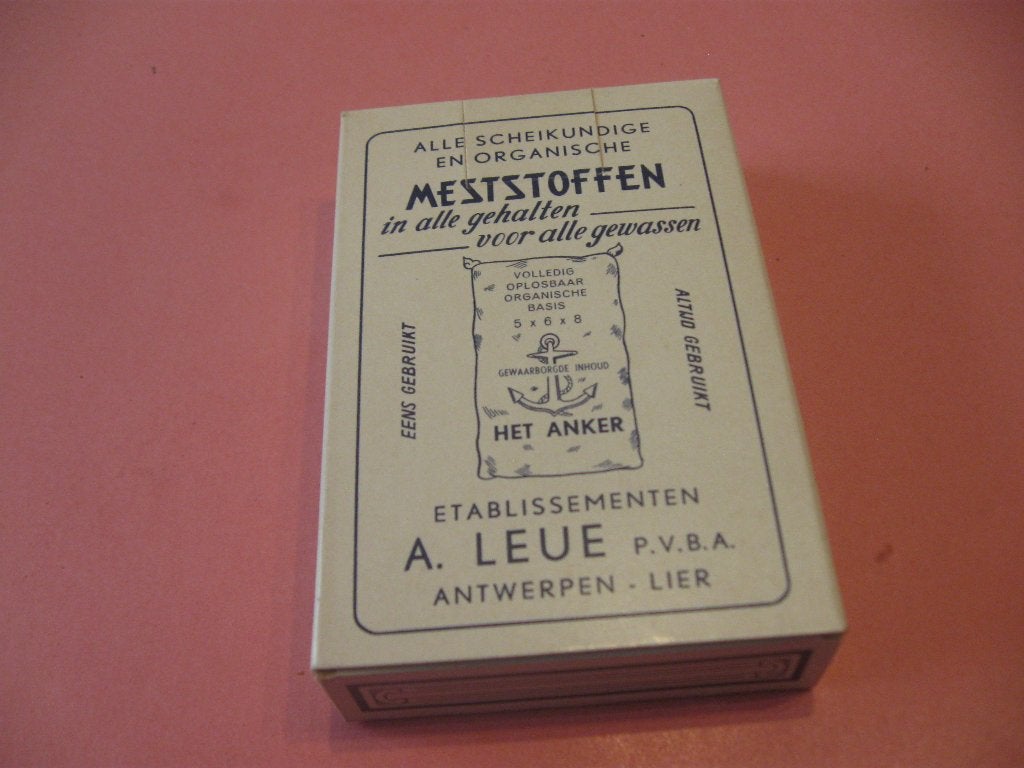Oud kaartspel - speelkaarten Meststoffen Het Anker , Antw., Verzamelen, Speelkaarten, Jokers en Kwartetten, Ophalen of Verzenden