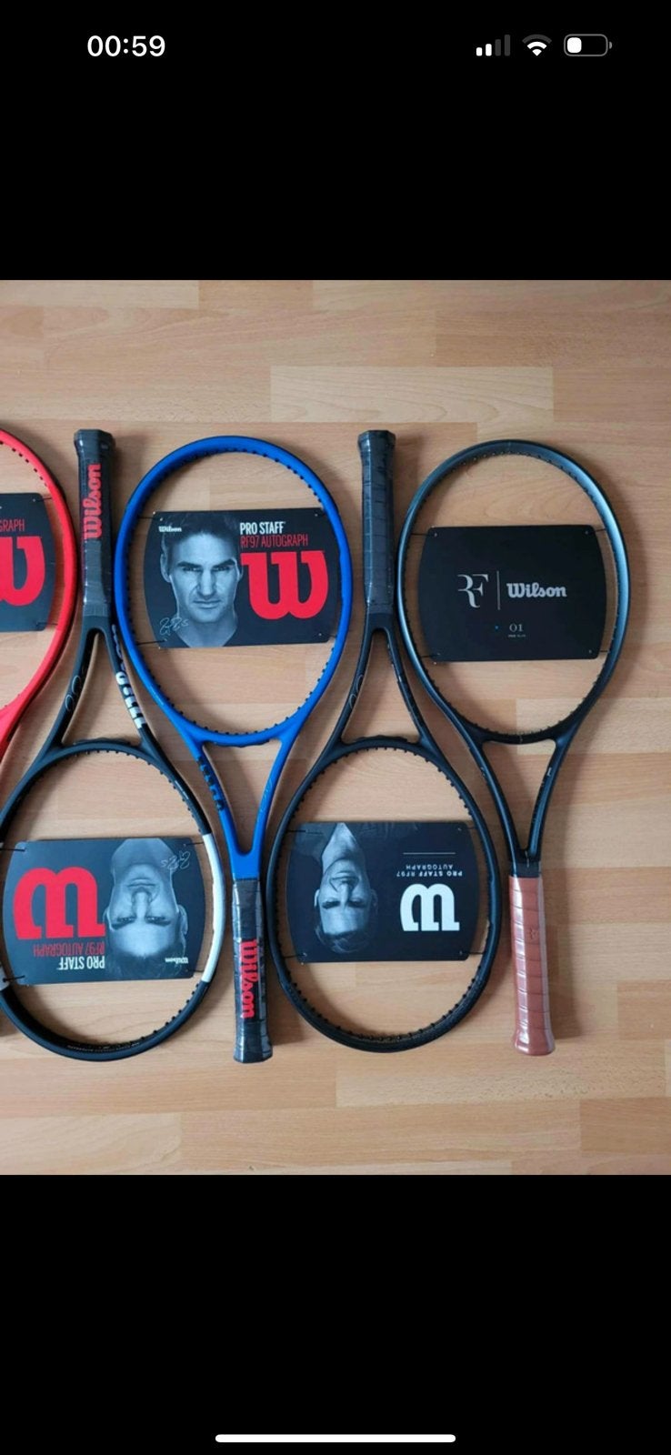 Professionele uitrusting voor tennisrackets van Wilson, Ophalen of Verzenden, Zo goed als nieuw, Racket, Wilson