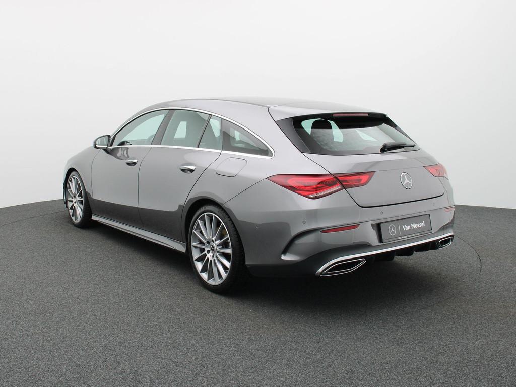 Mercedes-Benz CLA 180 AMG Line Shooting Brake + CARPLAY + LE, Auto's, CLA, Stof, Zwart, 4 cilinders