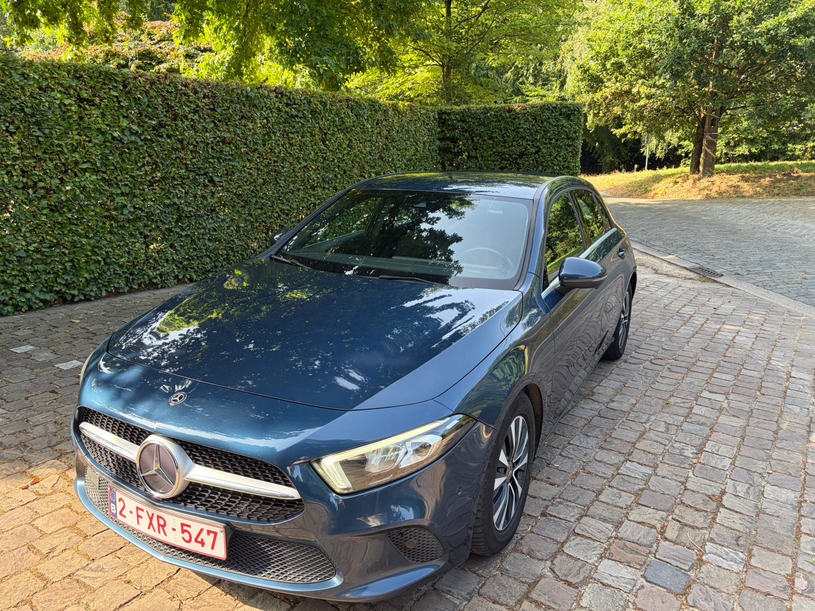Mercedes A klasse Business Pack, Auto's, Blauw, Leder en Stof, Diesel, 5 deurs