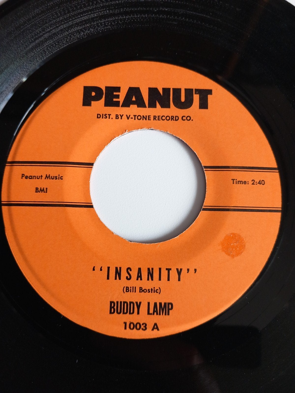 BUDDY LAMP. INSANITY. 60'S POPCORN USA 45T45T, Ophalen of Verzenden, R&B
