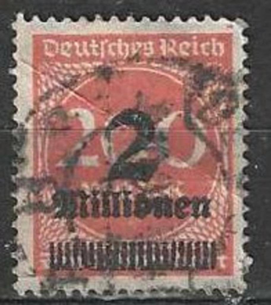 Allemagne 1923 - Yvert 281 - Reich allemand - 2 mil. (1ER), Timbres & Monnaies, Timbres | Europe | Allemagne, Affranchi, Envoi