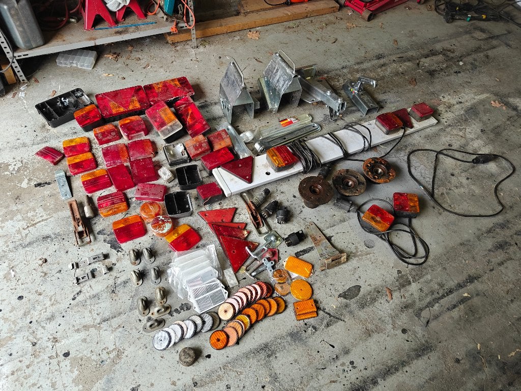 Aanhangwagen onderdelen, Ophalen, Gebruikt