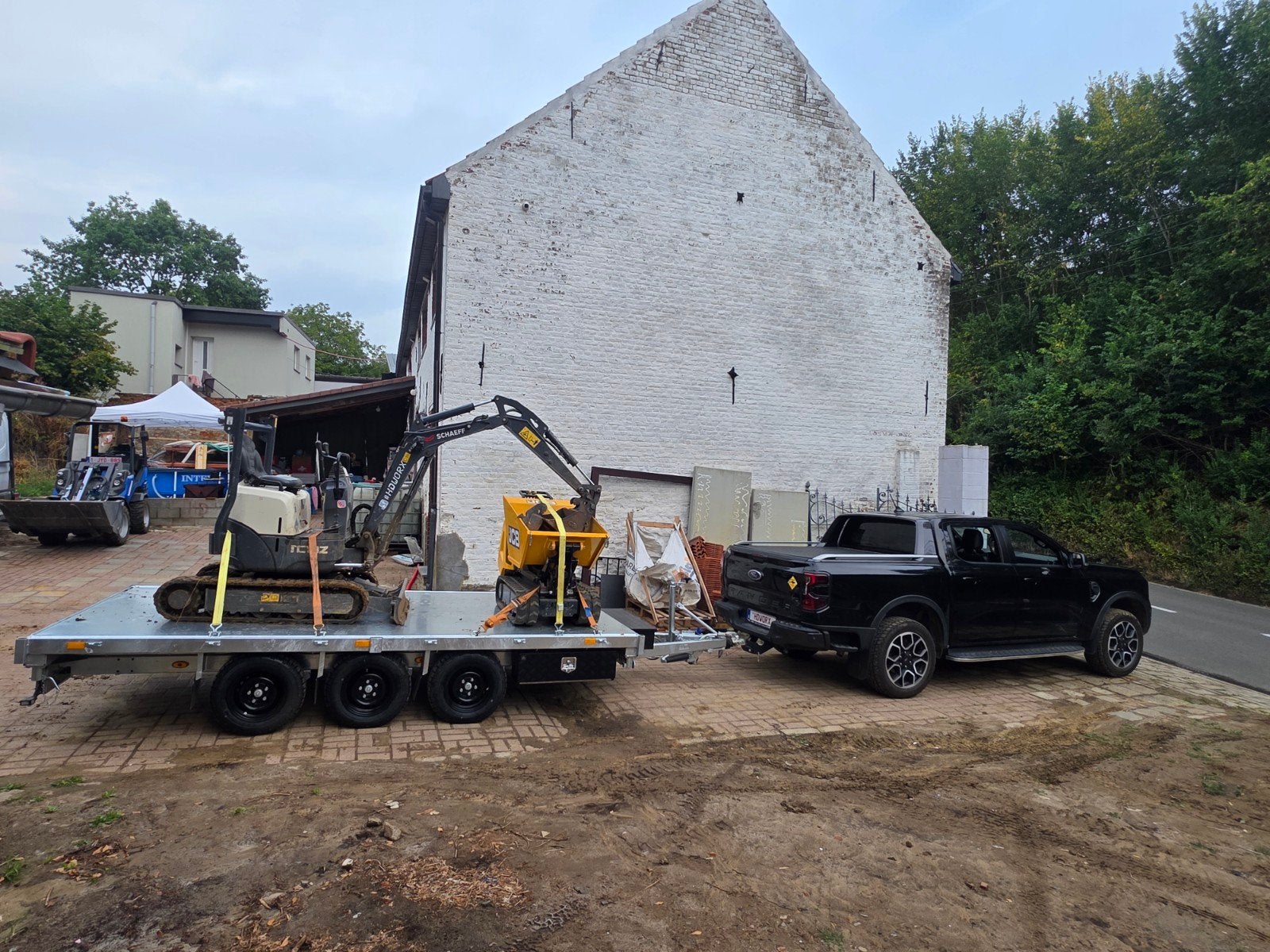 Location Mini-pelle/ Verhuur Minigraver 1.2T, Bricolage & Construction, Enlèvement, HDWORX, Info@hdworx.be, Huldenberg